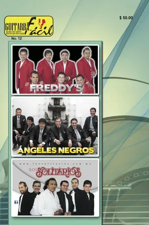 Álbum de Guitarra Fácil - No.12 - Angeles Negros, Solitarios, Freddy`s